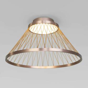 Потолочный светодиодный светильник 40019/1 LED коричневый Cesta