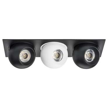 Светильник INTERO LED 9W*3 850LM*3 24G ЧЕРНЫЙ/БЕЛЫЙ 4000K (217537+217074+217064+217074)