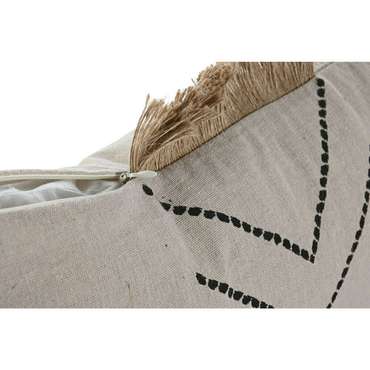 Декоративная подушка Boho 45x45 бежевого цвета