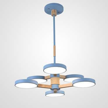 Подвесная люстра TURNA DBL L6 Blue