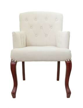 Стул Deron beige classic с обивкой из льна
