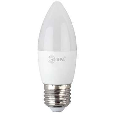 Лампа светодиодная E27 8W 6500K матовая белого цвета