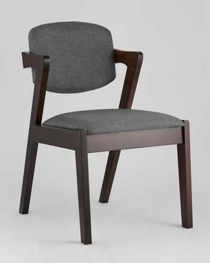 Набор из двух стульев Viva серо-коричневого цвета