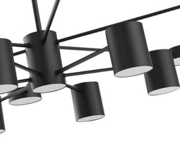 Подвесная светодиодная люстра Kink Light Мекли 07649-13,19