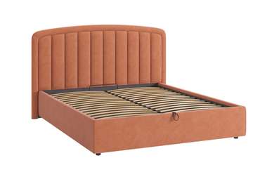 Кровать Сиена 2 160х200 оранжевого цвета с подъемным механизмом