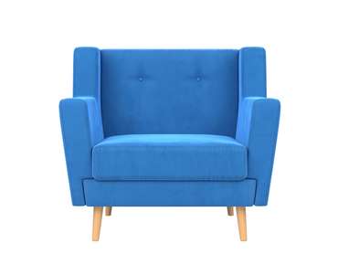 Кресло Брайтон темно-голубого цвета