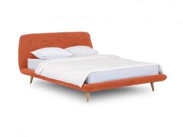 Кровать Loa оранжевого цвета 160x200