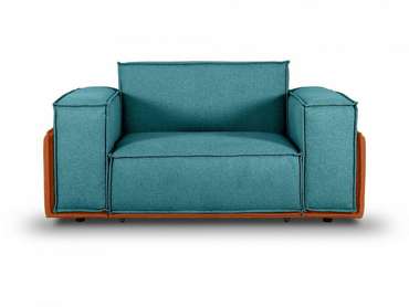 Кресло-кровать Asti бирюзово-оранжевого цвета