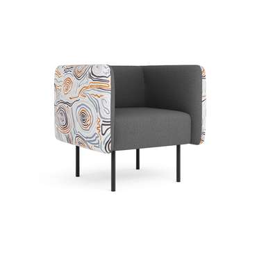 Кресло Рио серого цвета