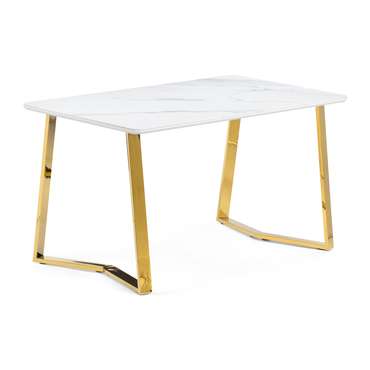Обеденный стол Селена 1 М белого цвета