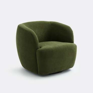 Кресло Linete зеленого цвета вращающееся