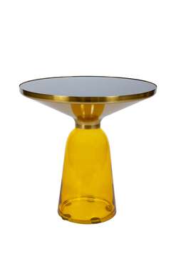 Кофейный столик Amber M желто-золотого цвета