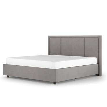 Кровать 160х200 серого цвета с подъёмным основанием