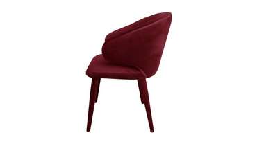 Кресло Лейте бордового цвета