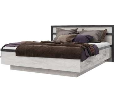 Кровать Тиффани 160х200 серого цвета