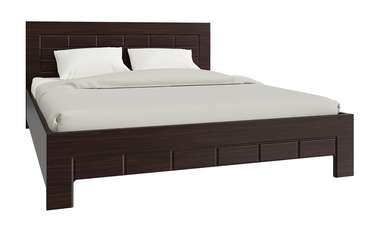 Кровать Изабель 160х200 темно-коричневого цвета