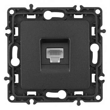 Розетка Ethernet RJ-45 без рамки 217.45-1.black
