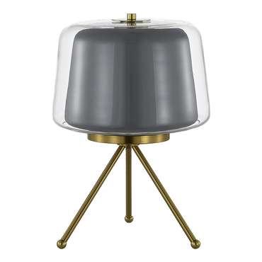Светильник настольный ST-Luce Латунь/Серый, Прозрачный LED 1*16W 3000K PANDORA