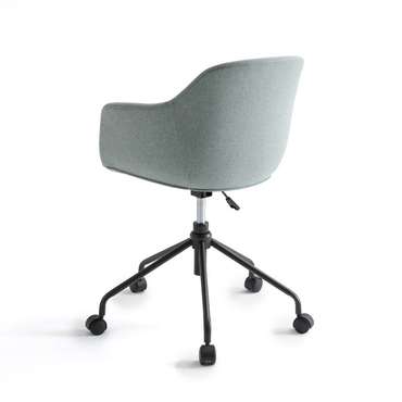Кресло офисное вращающееся Nyjo серо-зеленого цвета