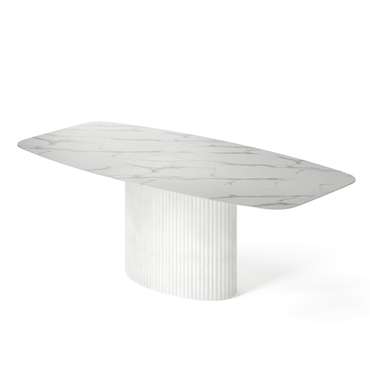 Обеденный стол прямоугольный Эрраи белого цвета