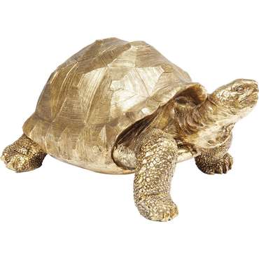 Статуэтка Turtle золотого цвета