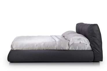 Кровать с подъемным механизмом Husky 160х200 серого цвета