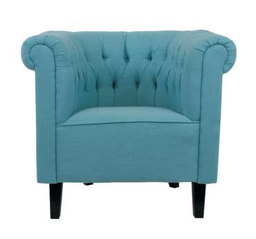 Кресло Swaun turquoise бирюзового цвета