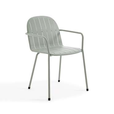Кресло для столовой садовое из алюминия Kotanne зеленого цвета