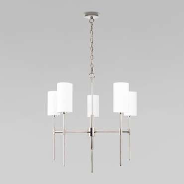 Подвесная люстра Comfy 10307 Nickel (ткань, цвет белый)