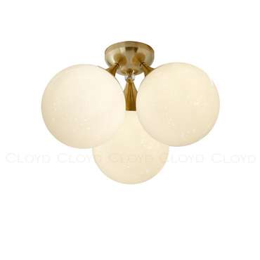 Потолочный светильник Cloyd TAOS-B FM3 / выс. 25 см - латунь