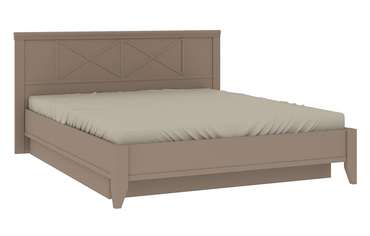 Кровать с подъемным механизмом Кантри 180х200 серого цвета
