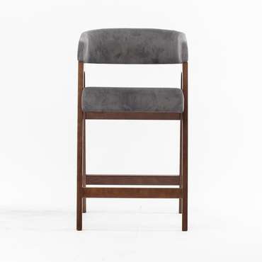 Барный стул Берн серо-коричневого цвета