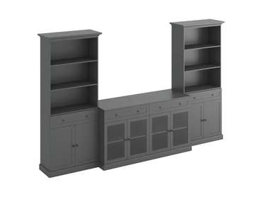 Композиция для гостиной Caprio g4 серого цвета