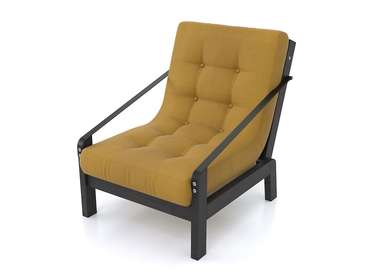Кресло-кровать Локи желтого цвета