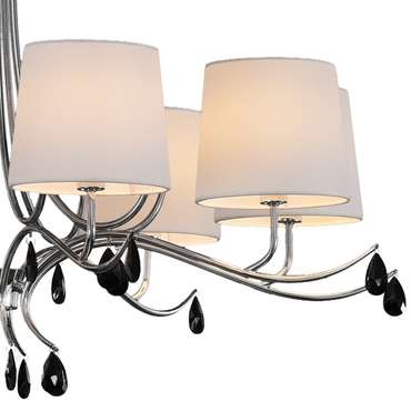 Подвесная люстра Andrea 6312 (ткань, цвет белый)