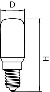 Лампа LED 220V T35 E14 9W=90W 950LM 360G CL 4000K 20000H капсульной формы