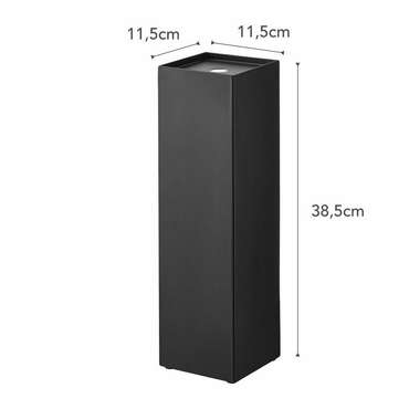 Подставка для бумаги Tower черного цвета