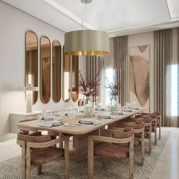 Подвесной светильник Maserlo Taupe 31607 (ткань, цвет золото)