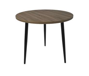 Обеденный стол Брайт со столешницей темно-коричневого цвета