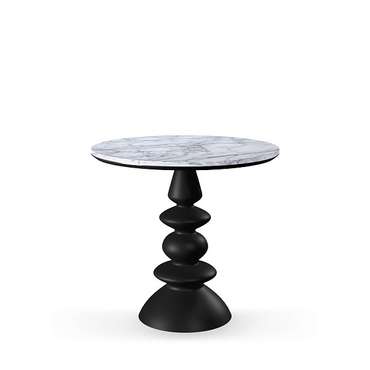 Кофейный стол Calitri черно-белого цвета