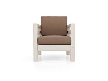 Кресло Домино светло-коричневого цвета