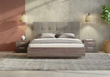 Кровать Vena 180х200 с изголовьем бежевого цвета без основания и подъемного механизма