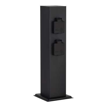 Столб уличный 4 розетки ST-Luce черный 3500W SOCKET