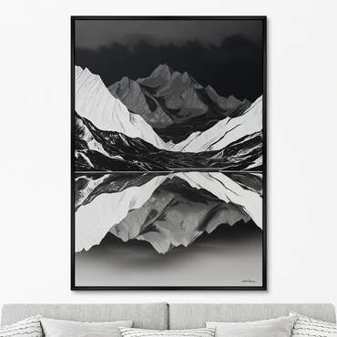 Репродукция картины Landscape Collection, Day and night, No 2, 2024г.
