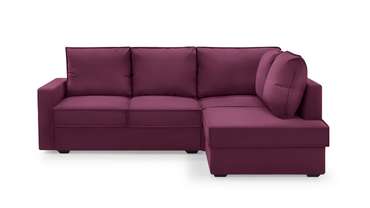 Угловой диван-кровать Колфилд фиолетового цвета