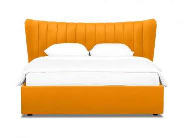 Кровать Queen Agata Lux 160х200 желтого цвета