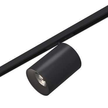 Магнитный трековый светильник Черный LED 1*9W 3000K 500Lm Ra&gt;90 36° IP20 D45xH63 24V SUPER5