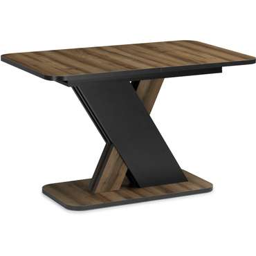 Раздвижной обеденный стол Аврора коричневого цвета