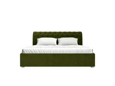 Кровать Сицилия 160х200 зеленого цвета с подъемным механизмом