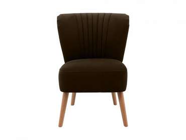 Кресло Barbara темно-коричневого цвета